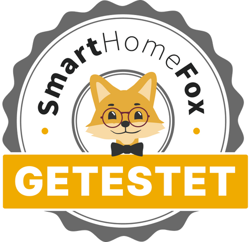 Das Smart Home Fox Logo ist bei dem Abschnitt "bekannt aus" und zeichnet die Grashüpfer Produkte aus, die bei Smart-Home-Fox.de getestet und für sehr gut befunden wurden.