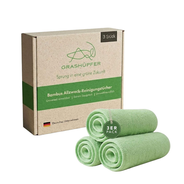 Allzwecktücher aus Bambusfasern (3 Stück)