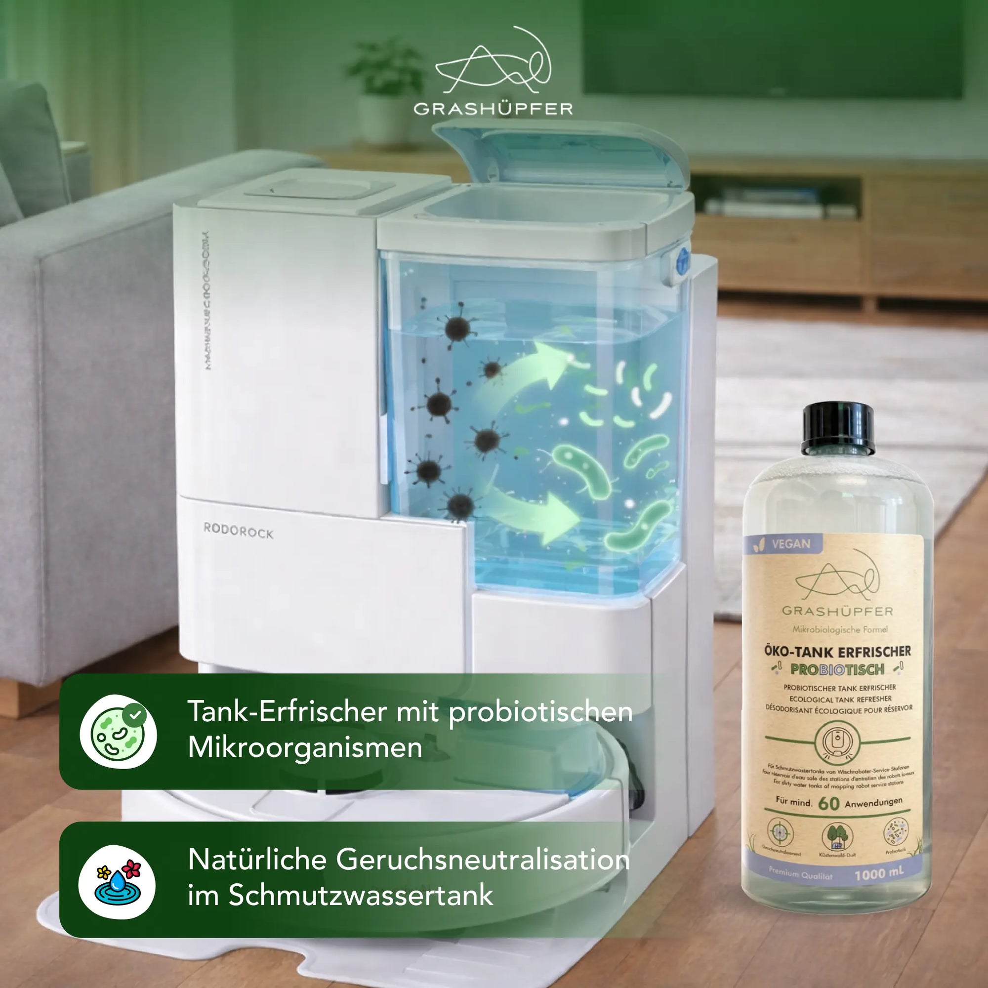 Dreame Sorglospaket für Tierhaushalte – Bodenreiniger, Tankerfrischer & ReUseMe-Staubbeutel