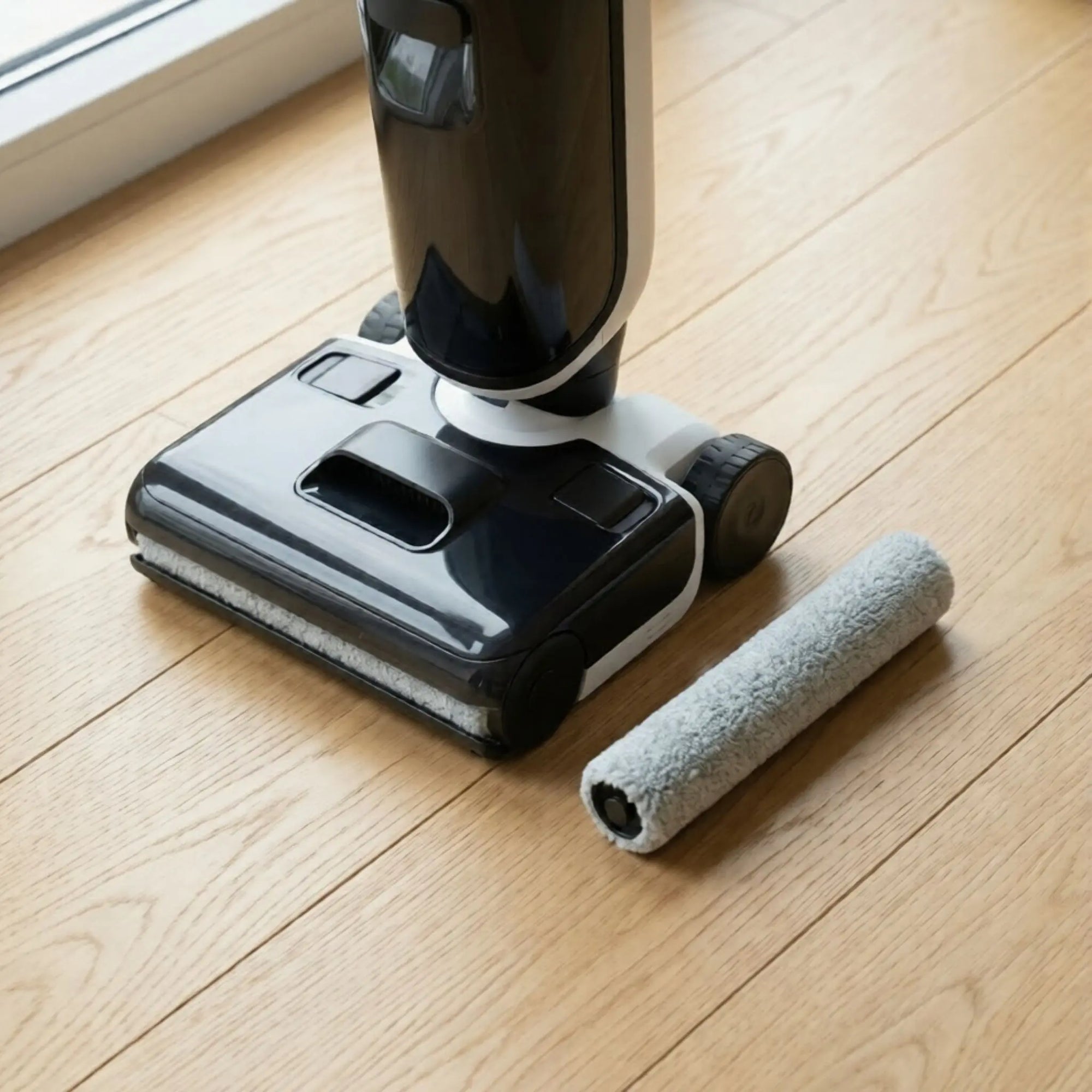 Roborock F25 Bürstenrolle als Ersatzwalze, passgenaue Bürstenwalze für Nass- und Trockensauger der F25 Serie wird gewechselt.