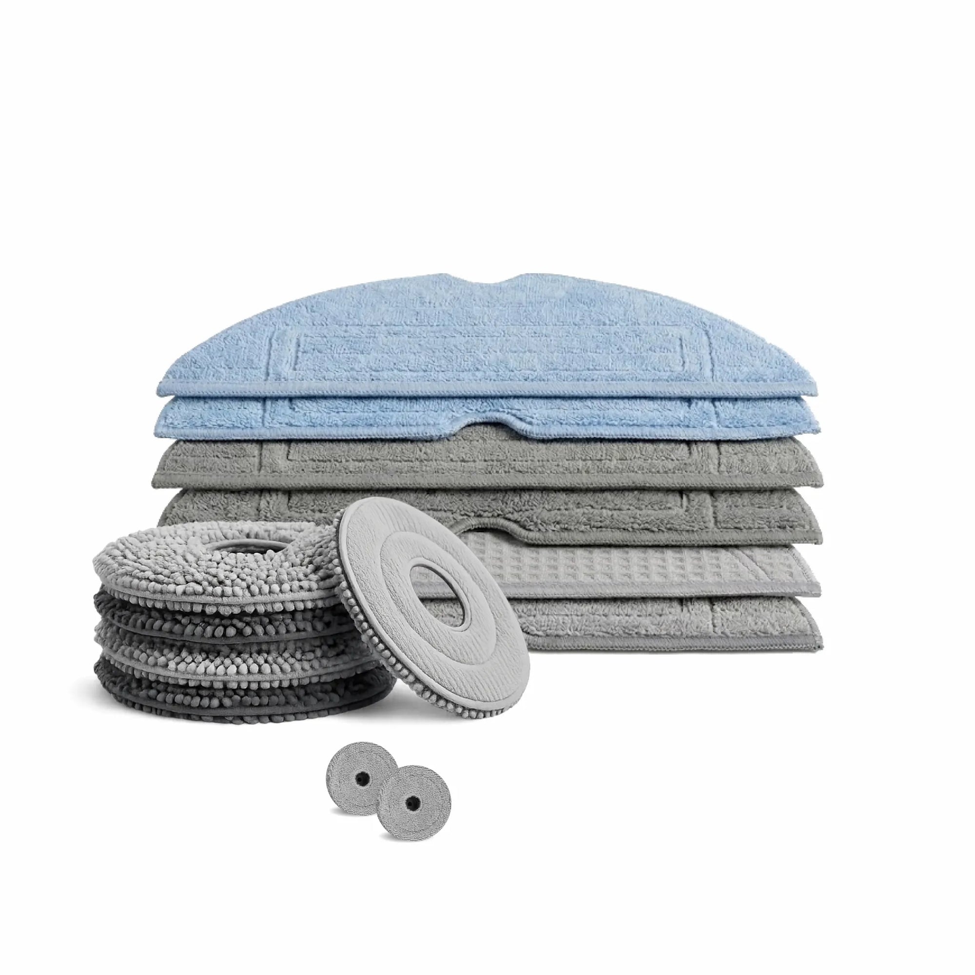Grashüpfer Wischpads und Wischzubehör für Roborock Wischroboter, Ersatz-Wischpads, Rundpads oder Wischwalzen im Set.